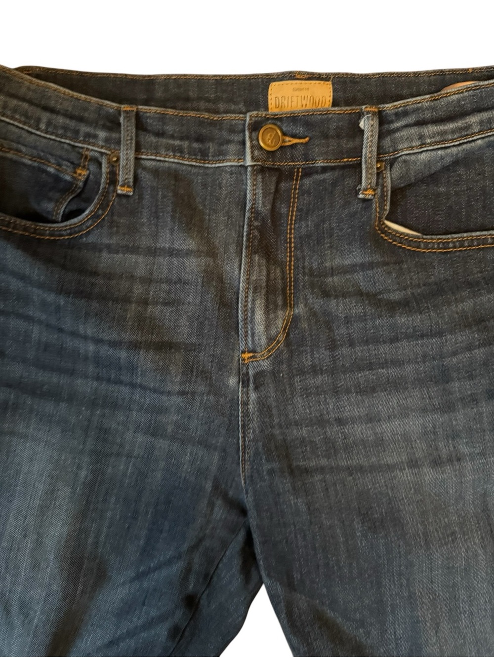 Driftwood Jackie Embroidered Distressed Jeans Rise 11" Inseam 28" Med Wash Sz 31 - Picture 2 of 15